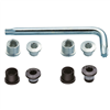KIT BULLONI 10PZ 5MM NERI T30