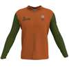 Maglia LONG RIDE Arancione-Verde