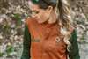 Maglia LONG RIDE Arancione-Verde