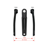 COPPIA PEDIVELLE COMPATIBILI CON BOSCH GEN4, YAMAHA PWX CK-762/IS 170 ISIS BLACK