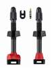 BARBIERI VALVOLA TUBELESS CARBONIO SV 45MM COLORE NERO 2 PEZZI
