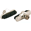 COPPIA PATTINI FRENO "ALLIGATOR" 55MM COMPATIBILI CAMPAGNOLO, SILVER