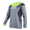 O'NEAL ELEMENT FR JERSEY HYBRID V.22 GRAY/NEON YELLOW