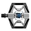 PEDAL DOUBLE SHOT 2 BLACK & SILVER / BLUE SPRING