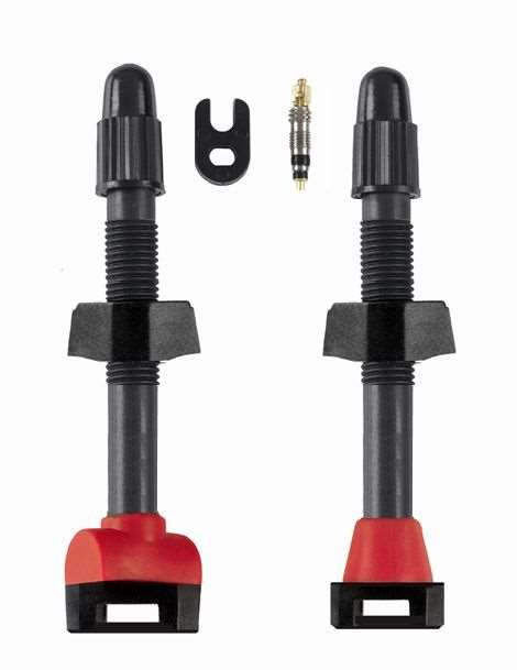 BARBIERI VALVOLA TUBELESS CARBONIO SV 45MM COLORE NERO 2 PEZZI
