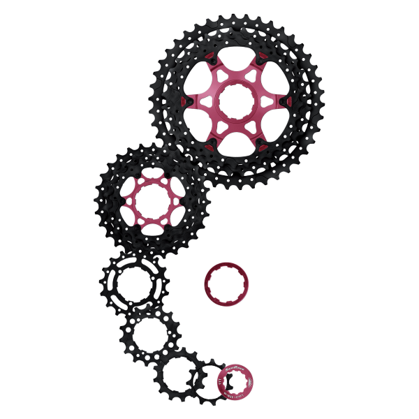 CASSETTA 10 VELOCITÀ CSMX3 MTB 11-42T. COLORE SILVER.
