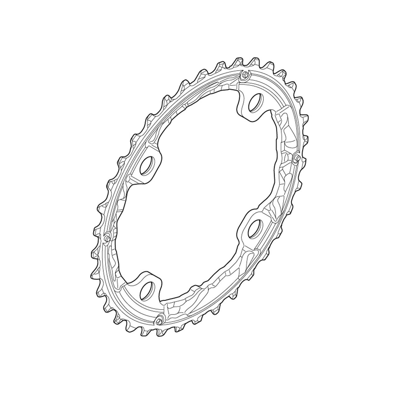 SHIMANO DEORE LX Corona 32D per FC-M670/FC-T671/SHIMANO DEORE LX trekking