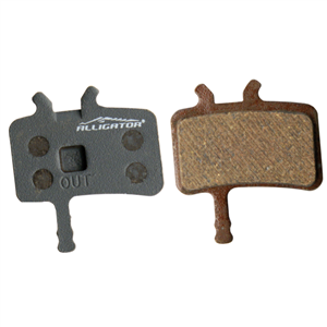 COPPIA PASTIGLIE ALLIGATOR ORGANICHE CON MOLLE, COMPATIBILI CON AVID JUICY TUTTI I MODELLI - BB7 MECCANICO