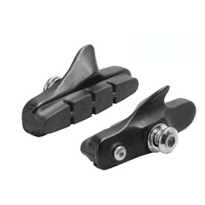 COPPIA PATTINI FRENO "ALLIGATOR" 55MM COMPATIBILI SHIMANO, NERO