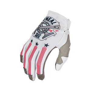 O'NEAL MAYHEM GLOVE PISTON V.23 WHITE/BLACK/RED