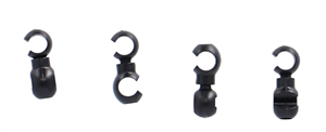 xlc clip cavi set 4 pezzi rotante