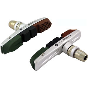 COPPIA PATTINI FRENO "ALLIGATOR" V-BRAKE 72MM INTERCAMBIABILI TRICOMP