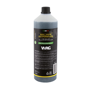 WAG SIGILLANTE CON MICROGRANULI ECO FRIENDLY, SENZA AMMONIACA, IDEALE PER TUBELESS E TUBELESS READY 1 LITRO.