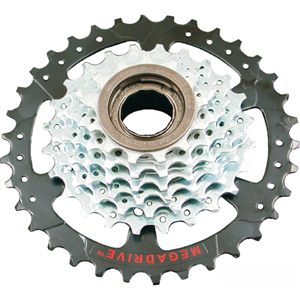 RUOTA LIBERA 7 VELOCITA' MTB MEGA GEAR A FILETTO 13-34