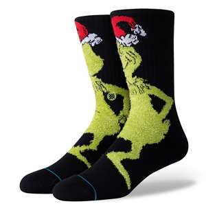 MR GRINCH CREW SOCK