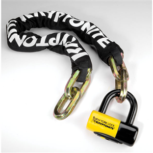 CATENA NEW YORK FAHGETTABOUDIT CHAIN 1410; DIAMETRO 14MM; LUNGHEZZA 100CM; COMPLETA DI NY DISC; DIAMETRO 15MM; 3 CHIAVI INCLUSE.
