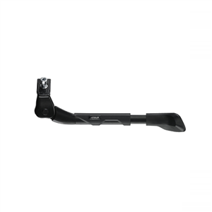 CAVALLETTO CENTRALE LATERALE KING EVO 78 IN ALLUMINIO, REGOLABILE PER BICICLETTE DA 24, 26 E 28, PORTATA 35 KG.