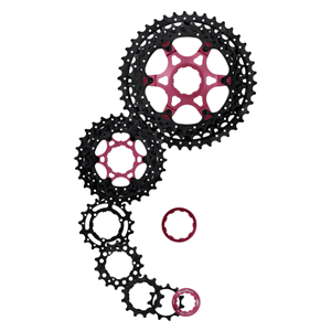 CASSETTA 10 VELOCITÀ CSMX3 MTB 11-42T NERA