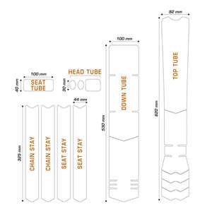 KIT ADESIVI PROTEZIONE TELAIO XL OPACO