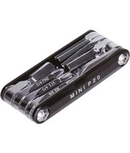 CHIAVE MULTIUSO MINI P20 (20 FUNZIONI) NERA CON CUSTODIA