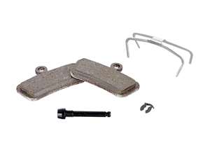 PASTIGLIE FRENO A DISCO SRAM TRAIL/GUIDE/G2, ORGANICHE/ACC., SET CON SUPPORTO