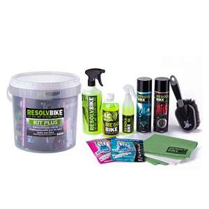 KIT PULIZIA RESOLV BIKE MOTO E BICI STARTER KIT SECCHIO PLUS