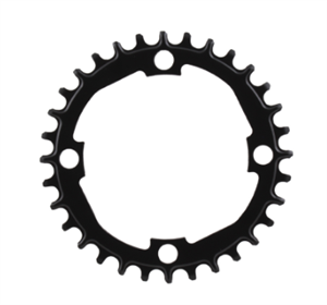 CORONA E-BIKE ACCIAIO BCD 104 MM 4-FORI  1X 11/12V