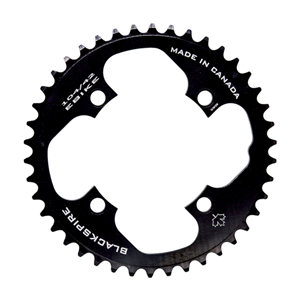 CORONA PER EBIKE 104BCD 1X IN ALLUMINIO RINFORZATO, COMPATIBILE CON YAMAHA, SHIMANO, BROSE. 38 DENTI COLORE NERO