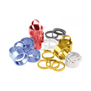 DIAMETRO : 1-1/8  SPESSORE : 5  COLORE : NERO  MATERIALE : ALLUMINIO
