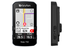 BRYTON GPS RIDER 750T CON KIT DUAL SENSOR, HRM E SUPPORTO FRONTALE IN ALLUMINIO