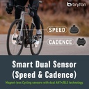 Bryton Fahrrad-Sensoren-Set Smart Geschwindigkeitssensor Und Smart Trittfrequenzsensor Kompatibel Mit Smartphone-App Und Fahrradcomputer über Blueto