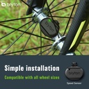 Bryton Smart Speed Sensor Install on Bike Wheel Hub Magnet-Less (Bluetooth & ANT+)