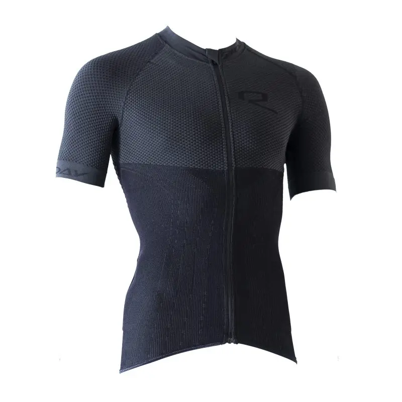 Riday Maglia tecnica ciclista con cerniera intera e tre tasche traspirante e antiodore tg.  III (L-XL)