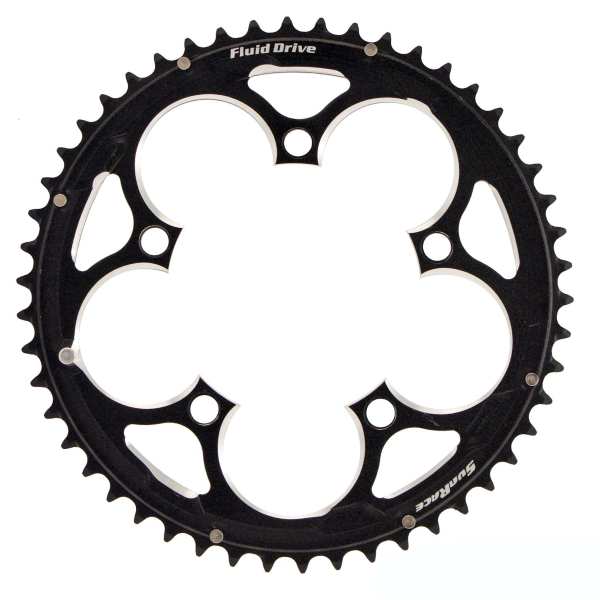 [421578031] Corona BCD 110 MM 5-FORI 2 X 11V - 50 denti, nero