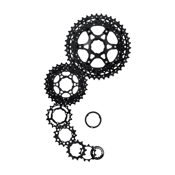 Sunrace Pacco pignoni a cassetta MS8 11V - 11-46 denti, nero, SH11