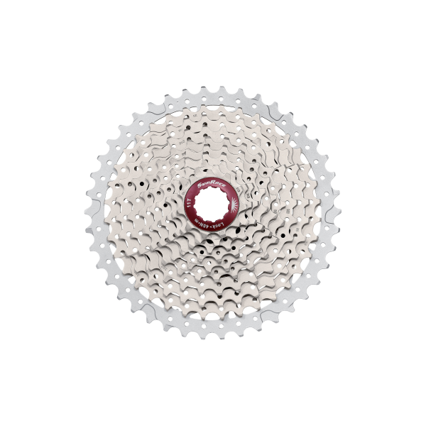 Sunrace Pacco pignoni a cassetta LIGHT MX8 11V - 11-50 denti, argento, SH11