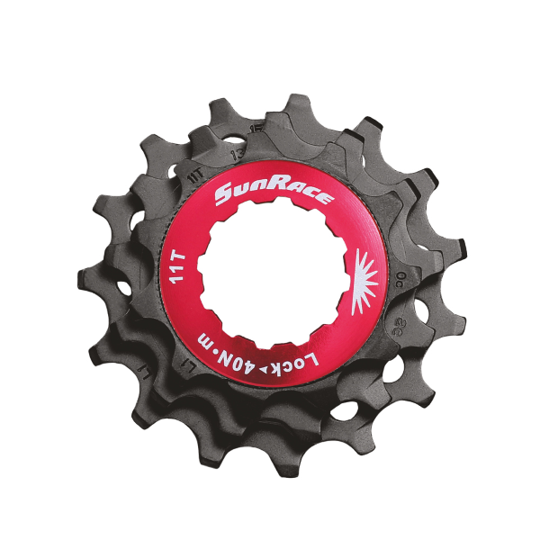 [525269021] Sunrace ricambio pignoni 11-13-15 con ghiera per cassette 10v nero