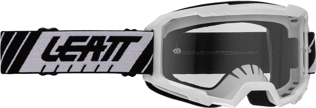 Mascera Leatt Vizion 2.5 MX Goggles - White