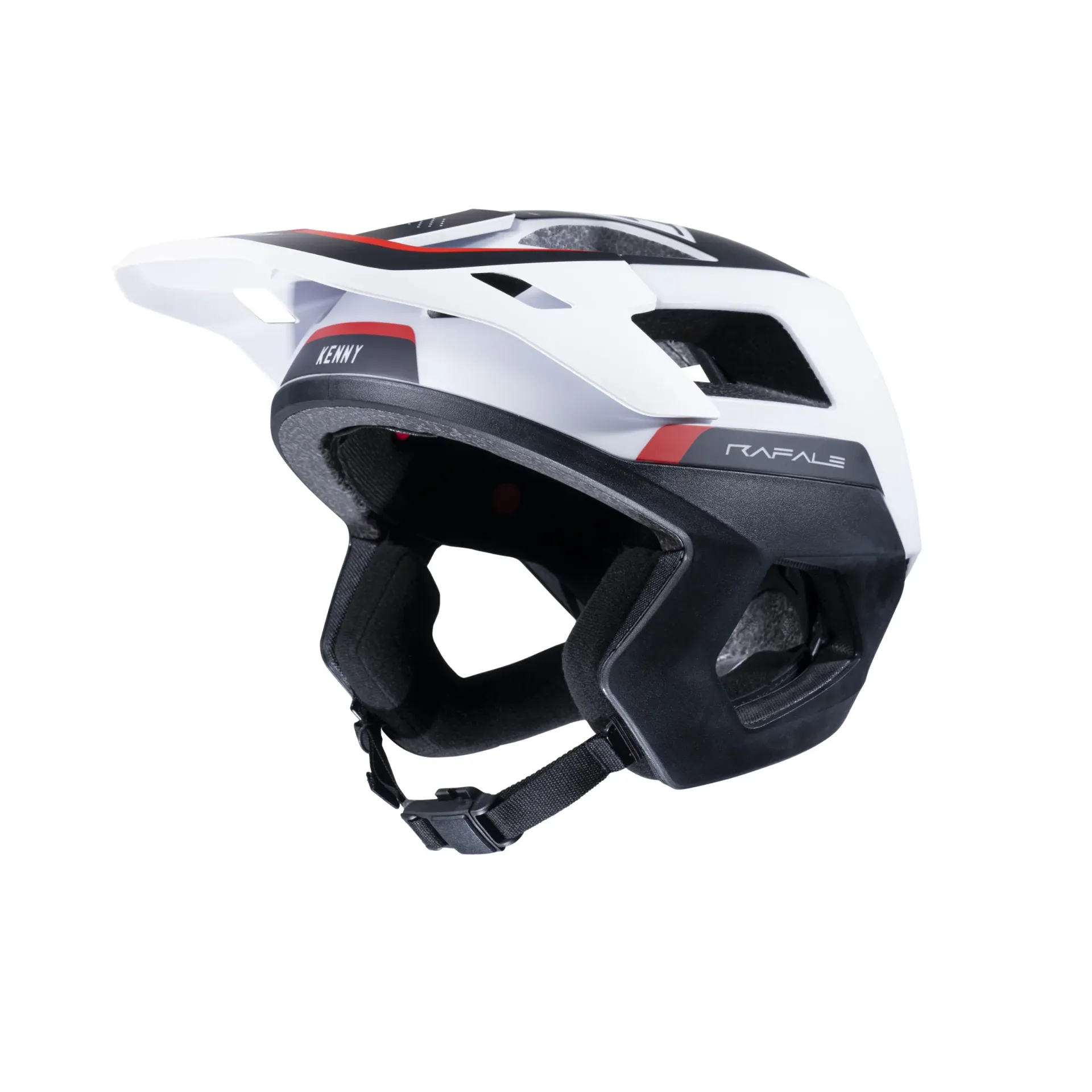 Casco MTB Kenny Raphale - White Red