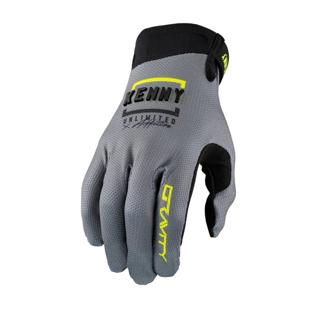 Guanti MTB Kenny Gravity - Grey/Fluo