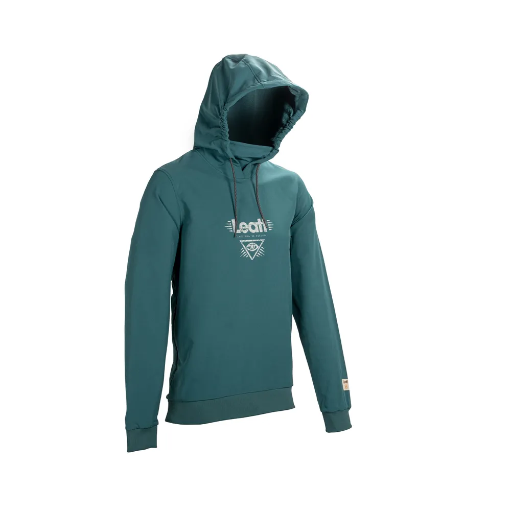 Felpa MTB Leatt Hoodie Gravity 3.0 - Petrol
