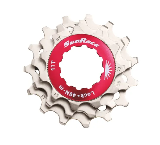 [525269000] Sunrace ricambio pignoni 11-13-15 con ghiera per cassette Sunrace 12v HG