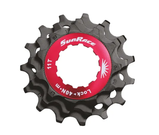 [525269011] Sunrace ricambio pignoni 11-13-15 con ghiera per cassette Sunrace 11v HG Nero