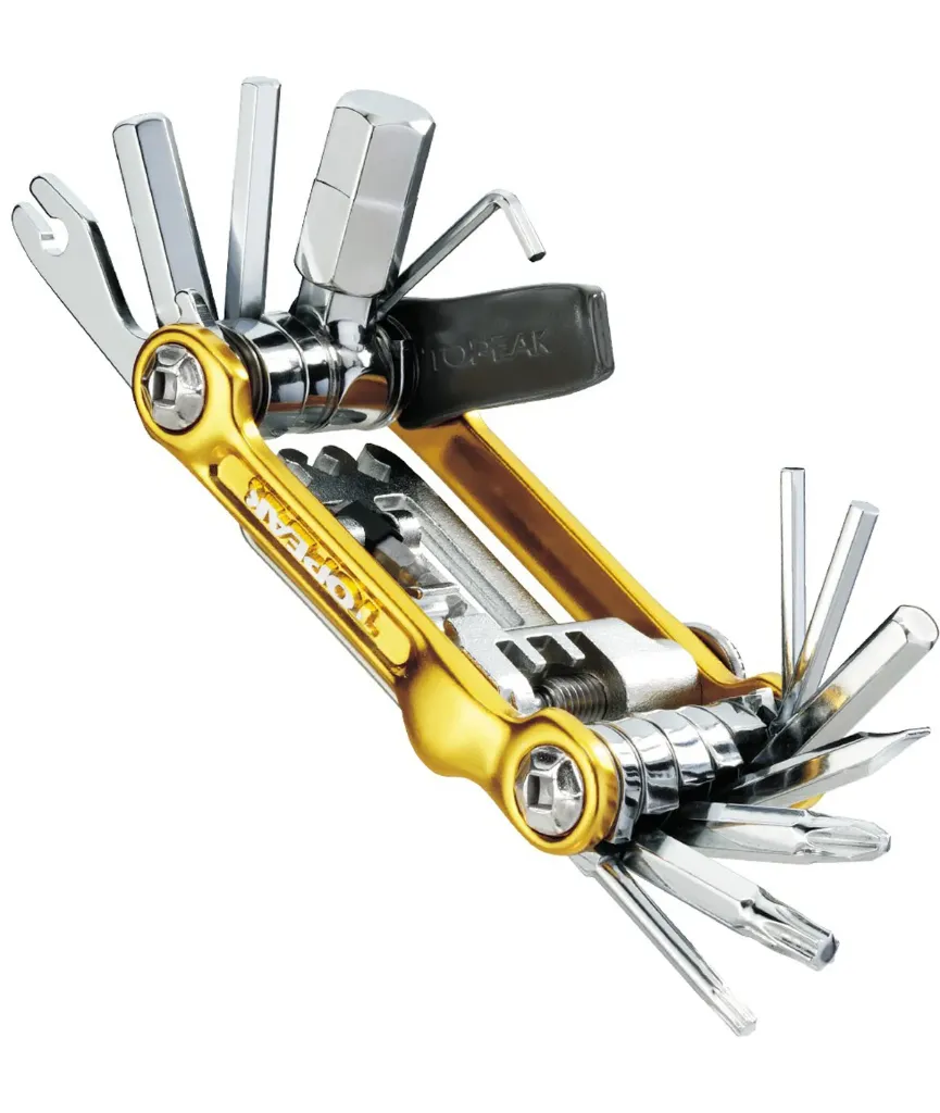 [TKTT2536GD] Topeak Multitool Mini 20 Pro (23 funzioni) oro con custodia
