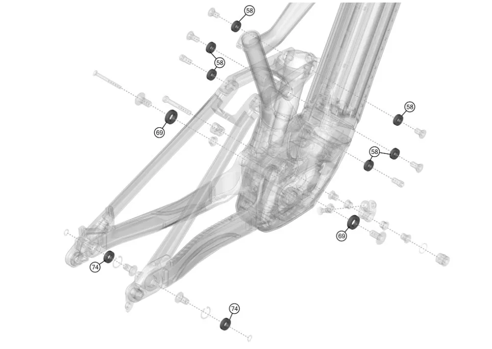 Kit Cuscinetti Lapierre Overvolt Gen5 FS AL