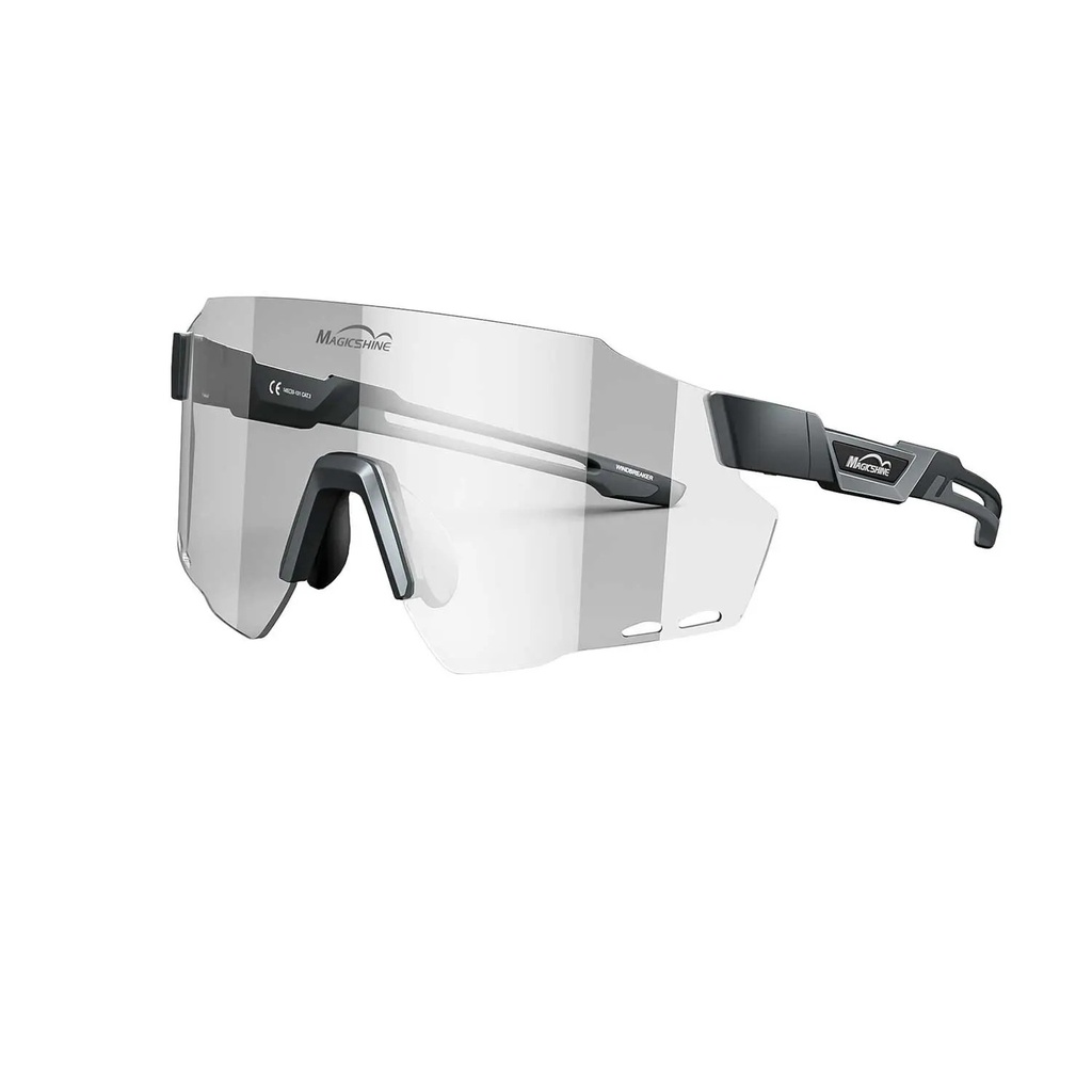 Occhiali da Ciclismo MAGICSHINE Windbreaker Photochromic (Nero/Nero)