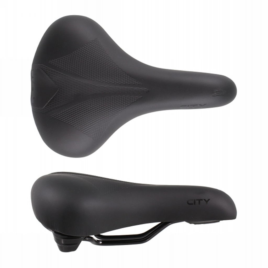 Sella City Unisex WAG con Elastomeri, Nero